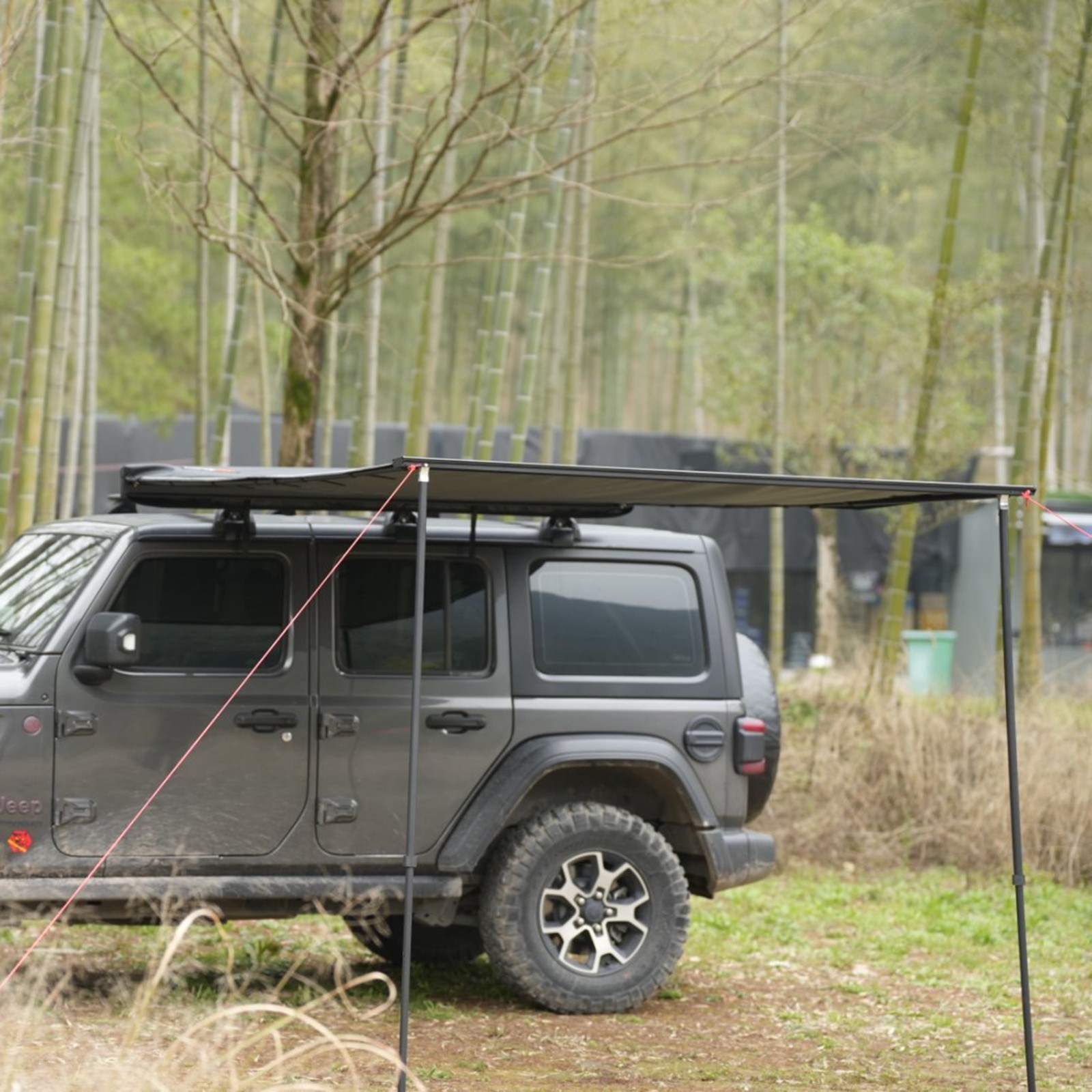 Naturnest 5.2x8.2ft Car Side Awning Waterproof Car Awning Shade Outdoor Camping