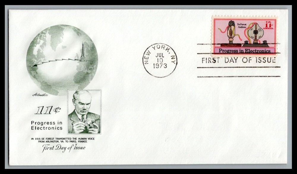US FDC # C86 11c Electronics Progress Artmaster   1973, 9p945