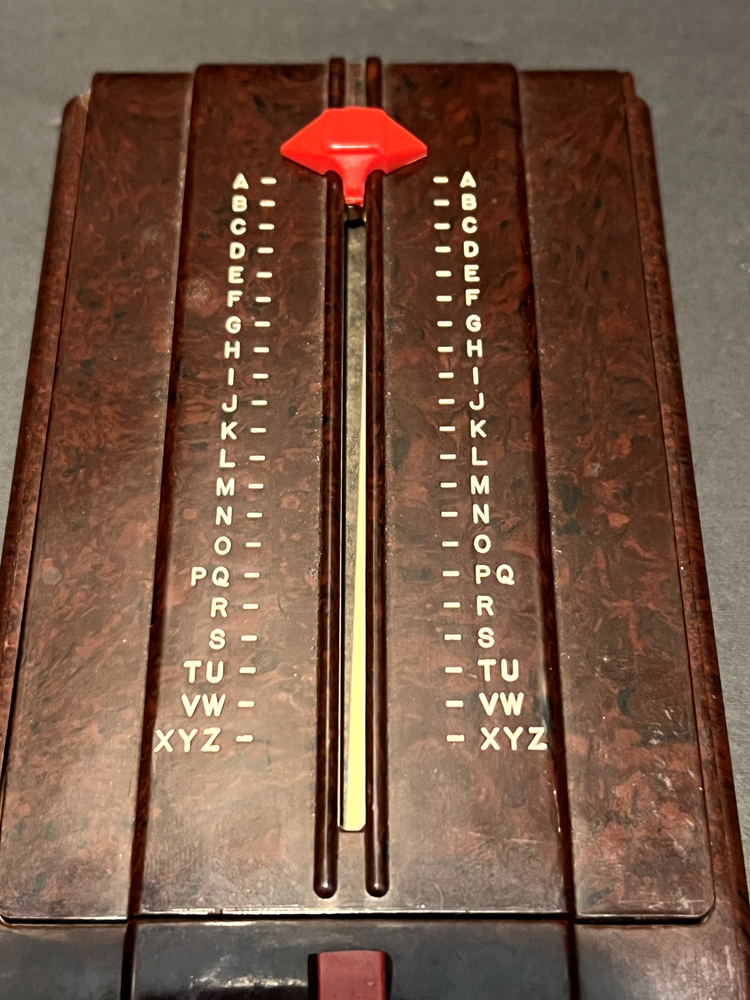 Vintage Zephyr Autodex Bakelite Phonograph Record Index