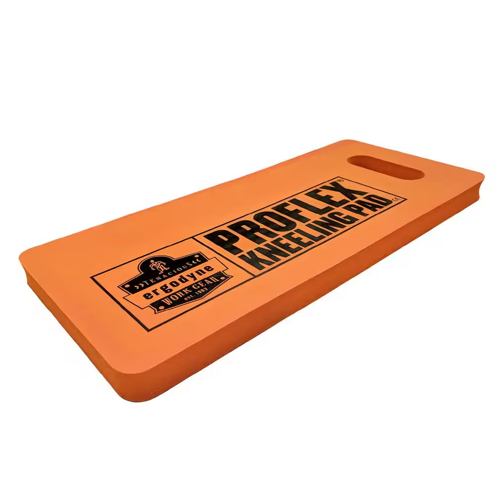 18 In. X 8 In. Orange Compact Kneeling Pad