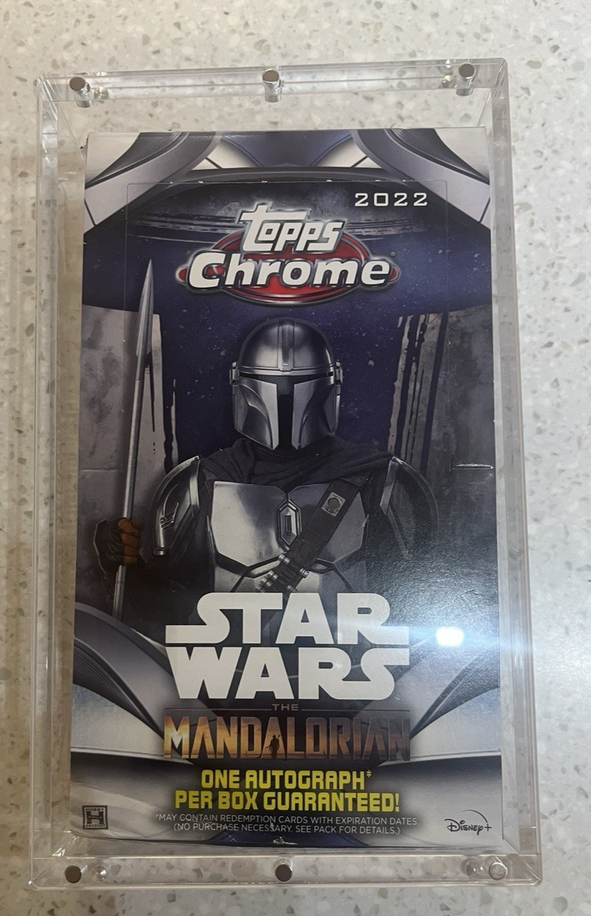 Acrylic Display Case Magnetic FITS 2021 Topps Chrome Star Wars GALAXY Hobby Box