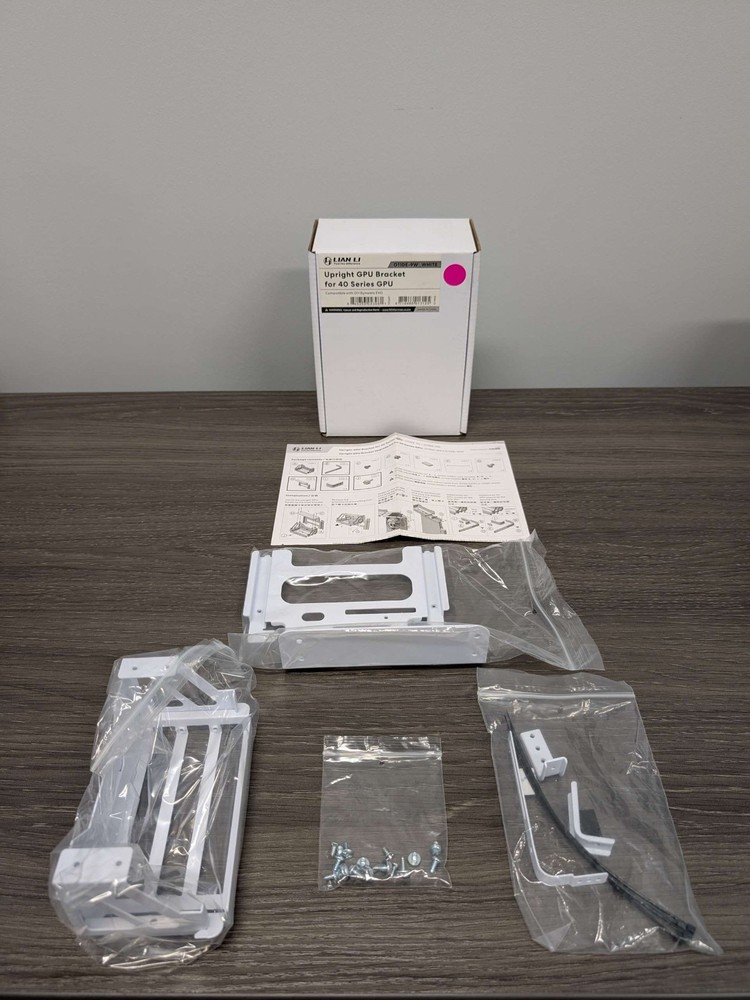 Lian Li Upright GPU Bracket for 40 Series GPU, 011DE-9W (White)
