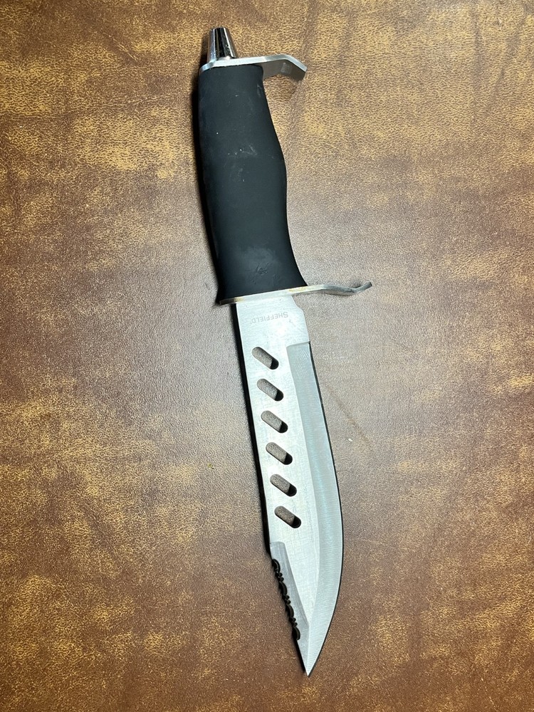 Sheffield Fixed Blade Knife w/ Sheath 7" Blade New
