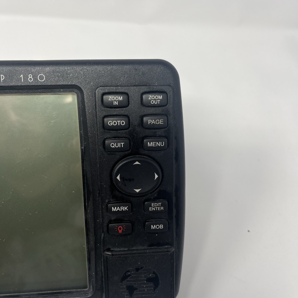 Garmin GPSmap 180 Chartplotter GPS Unit W/ Accessories Untested