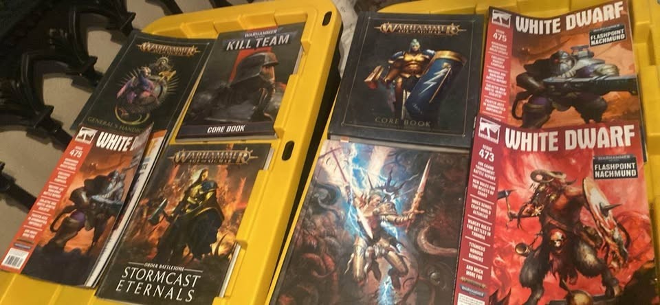 warhammer books lot