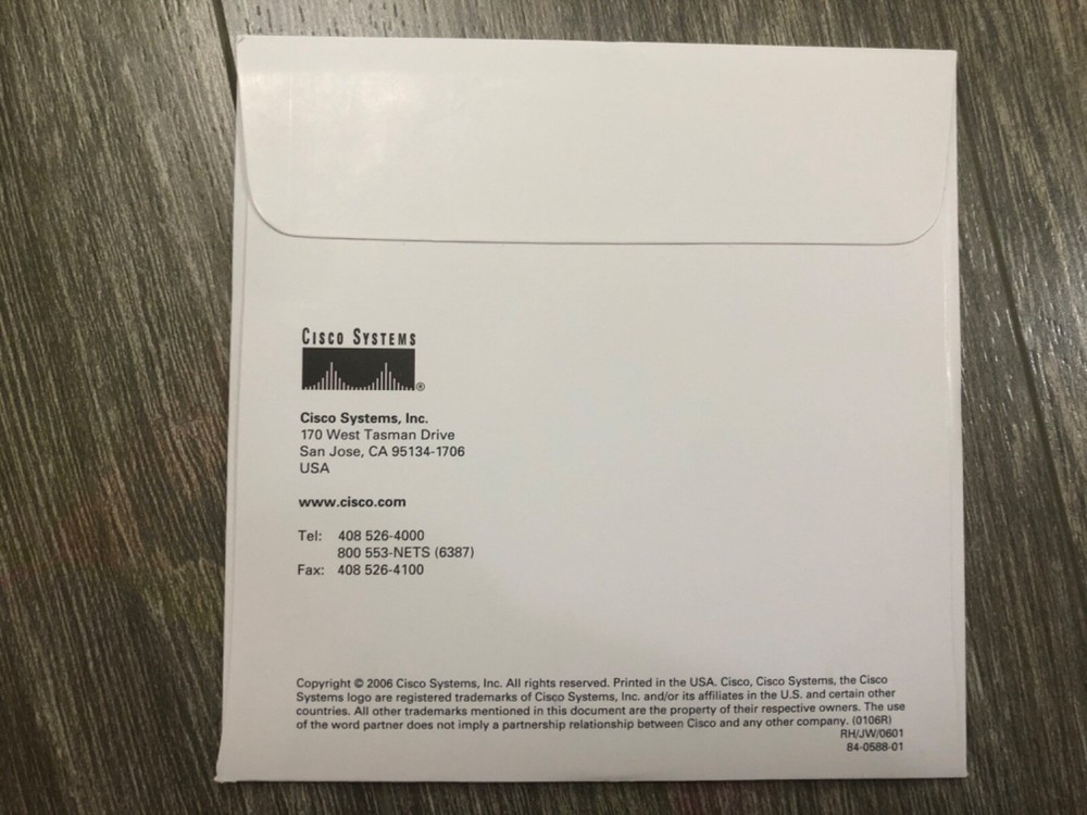 Cisco Systems Computer Telephony Integration Version 6.0 80-7727-01 New/Sealed
