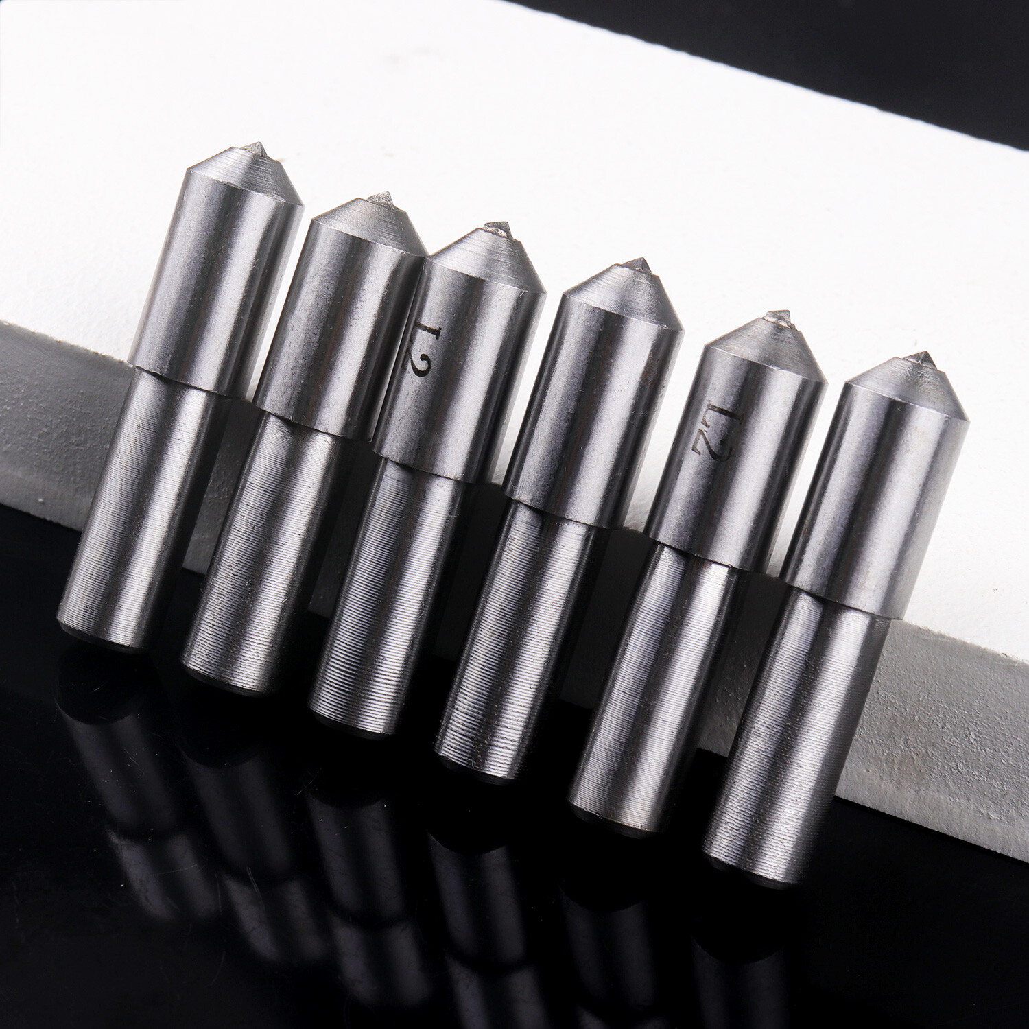 6pcs Natural Single Point Diamond Dresser Grinding Wheel Disc Dressing Pen Tool