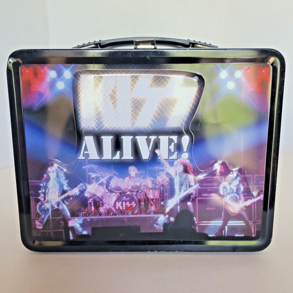 KISS ALIVE! LUNCHBOX & THERMOS Set from 2001 Limited Edition Excellent!