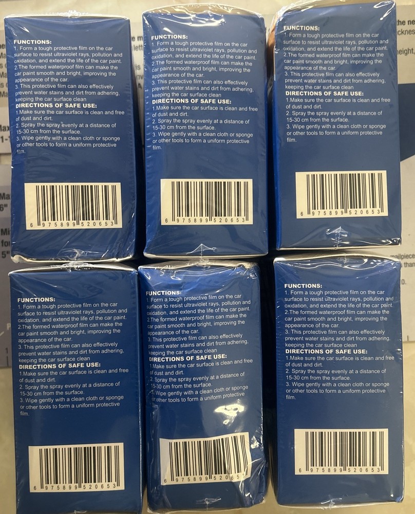 RayHong Quick Effect Coating Agent. Set of 6