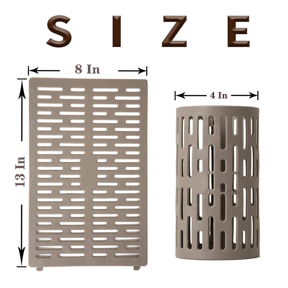 4 Pack Tree Trunk Protectors Mesh Tree Bark Protector Plant Cover Tree Guards