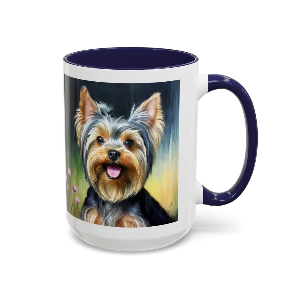Yorkshire Terrier Ceramic Accent Coffee Mug