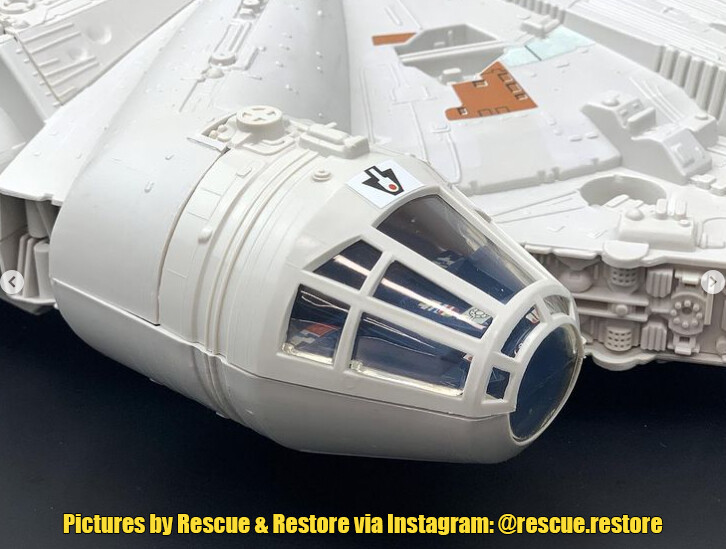 Vintage Star Wars Millennium Falcon Replacement Toy Stickers Peel & Stick