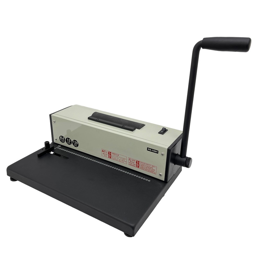 Electric Spirl Coil Binding Machine Office Document Plastic Spiral Coil Binder