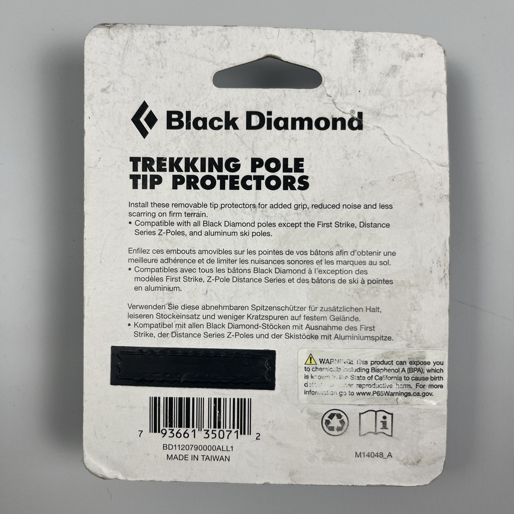Black Diamond Trekking Pole Tip Protectors
