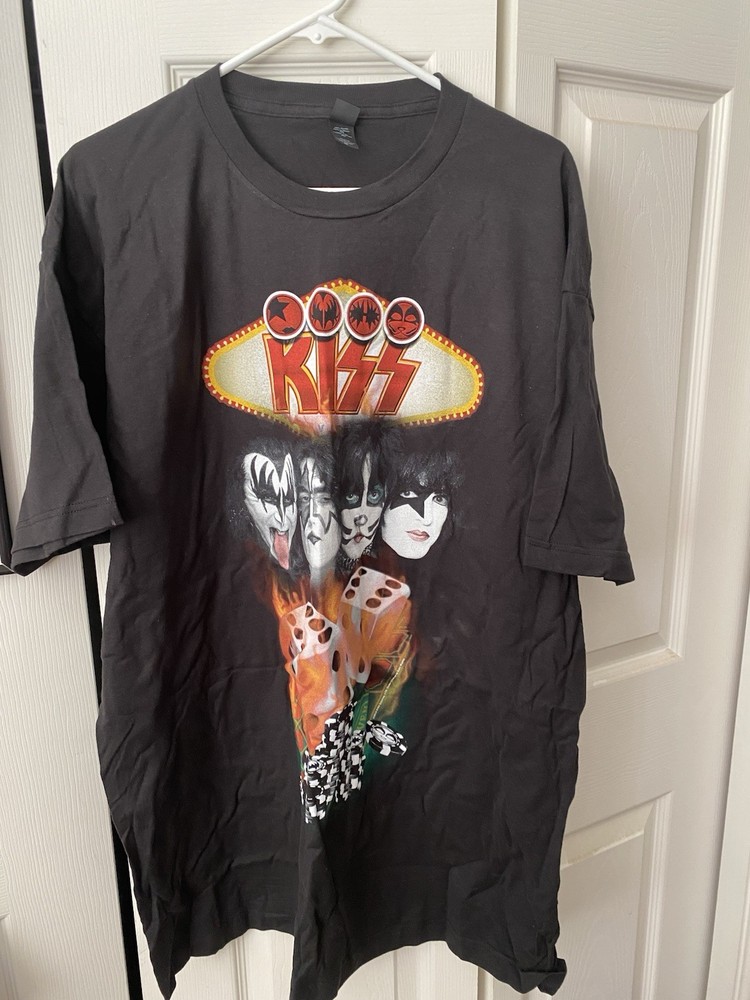 KISS, 2014 KISS Rocks Vegas t-shirt, original, XXL (Never Worn)