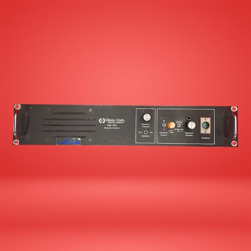 Clear-Com Rack-Mounted Intercom Station KB-112 with Multi Ports