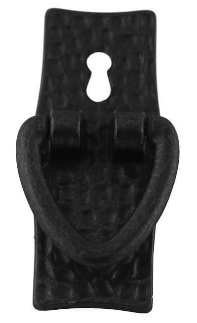 3/4" Stickley Style Vertical Drop Pull Dark Antique Pewter