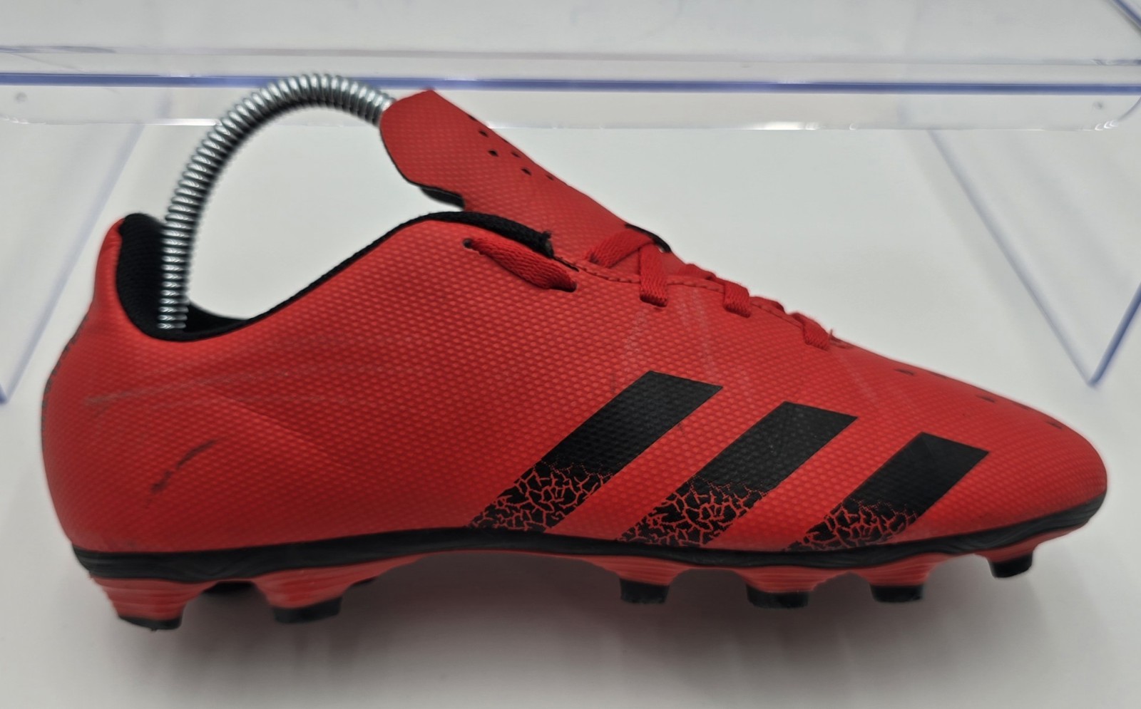 ADIDAS Predator Red/Black Soccer Cleats Size 6