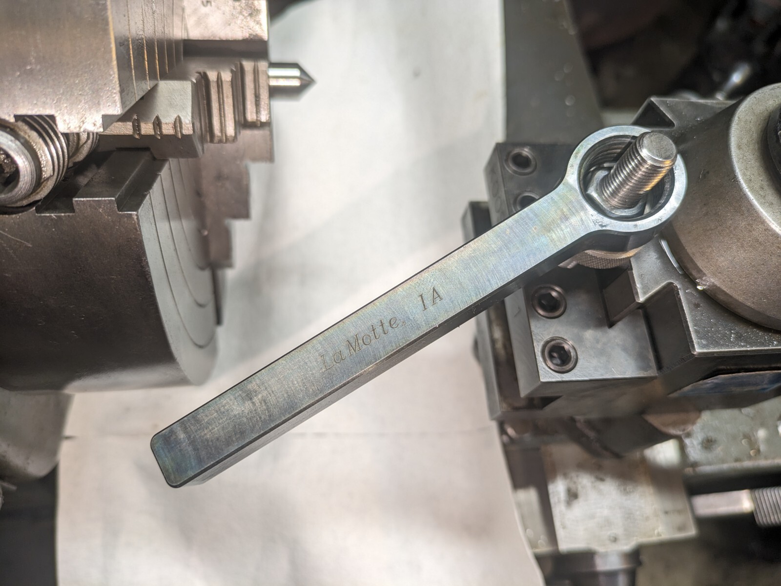 Dremel Lathe Tool Post Grinder Attachment 3/4-12 Thread A-36 Steel Made In U.S.A