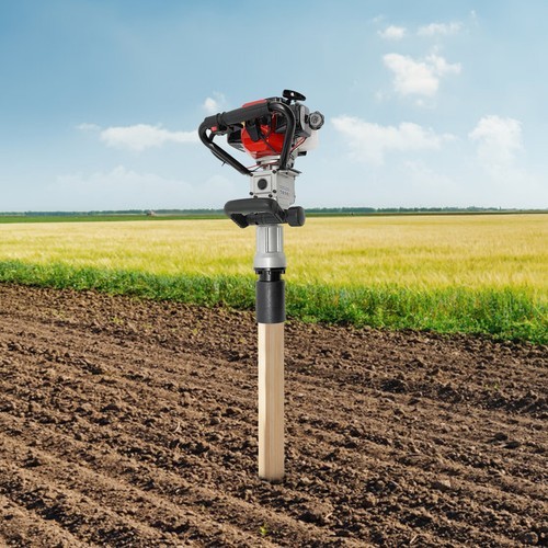 2 Stroke Gas Powered T Post Driver Fence Pile Driver Jack Hammer w/Chisel 32.7cc