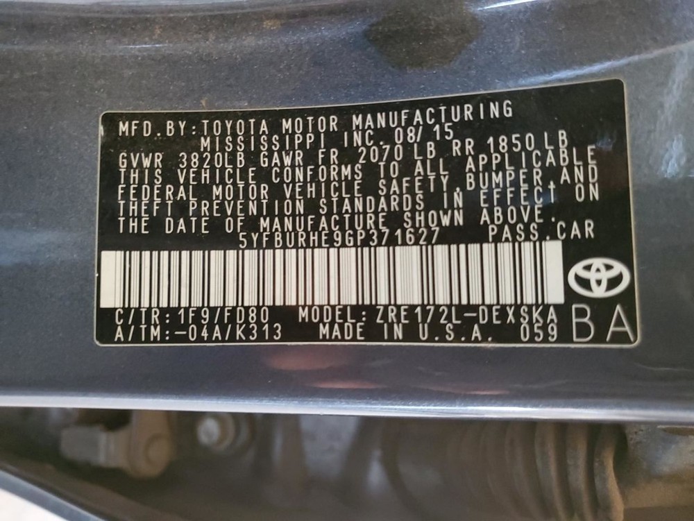 Temperature Control Automatic Temperature Control Fits 14-16 COROLLA 2523433