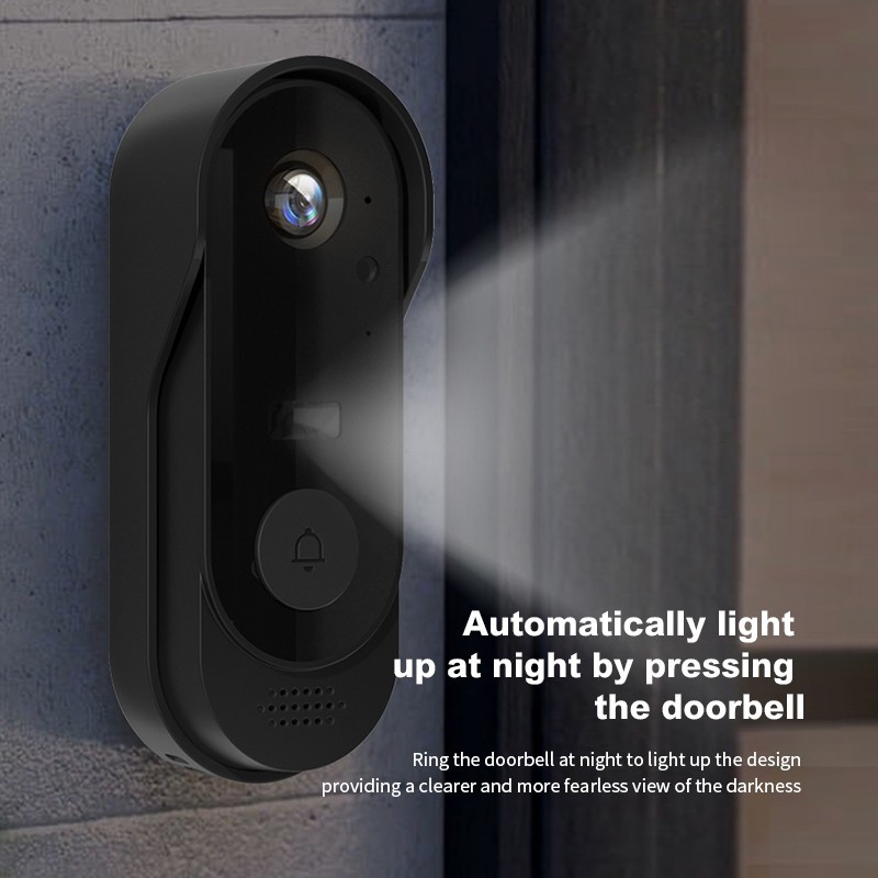Smart Visual Intercom Video Doorbell PIR Motion + Wireless Chime+WIFI Cloud Save