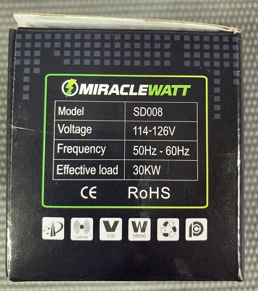 MIRACLEWATT Stabilize Your Home Electrical Current Protect & Prolong Appliance