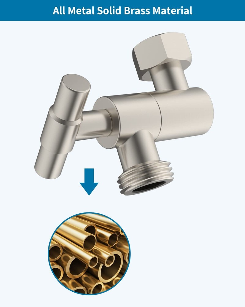 Adjustable Swivel Rain Shower Head Adapter, Shower Arm Extension for Fixed