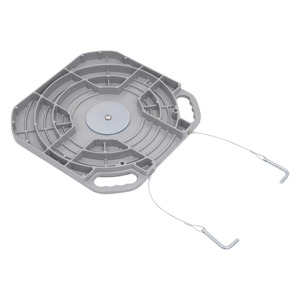 2pcs 3-Ton Front End Wheel Alignment Turntable Plate 360° Rotating Plate Table