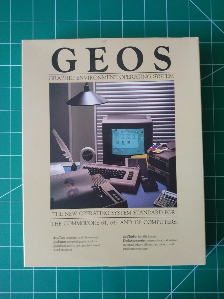 GEOS Graphic Environment Operating System (Commodore 64 / 128) Berkley Softworks