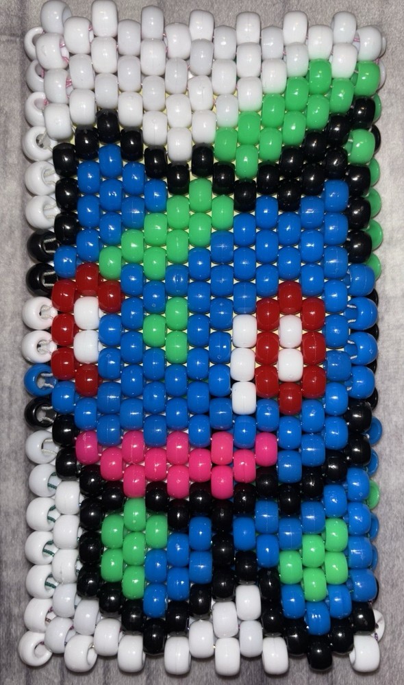Bulbasaur Kandi Cuff NEW Handmade