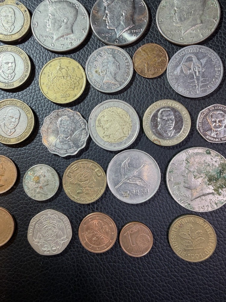 Set Of 49 Different Coins