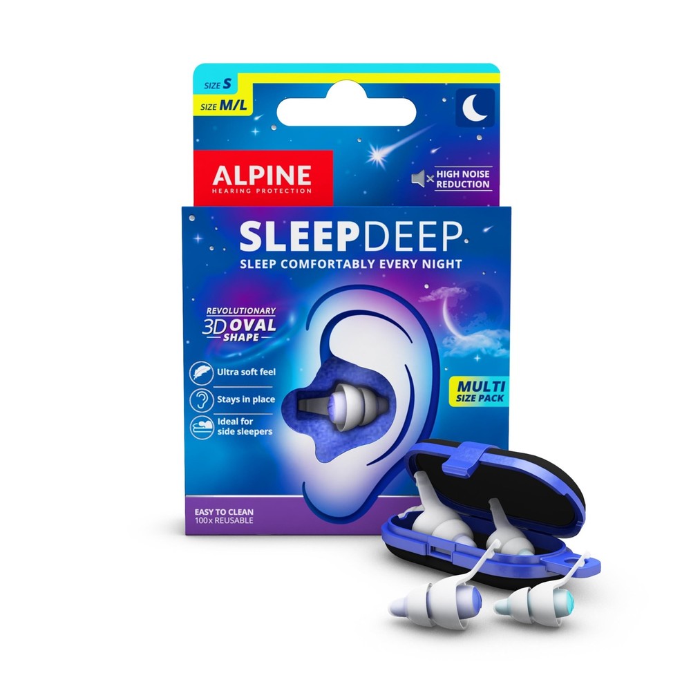 Alpine SleepDeep Multisize - Soft Ear Plugs for Sleeping and Concentration - ...