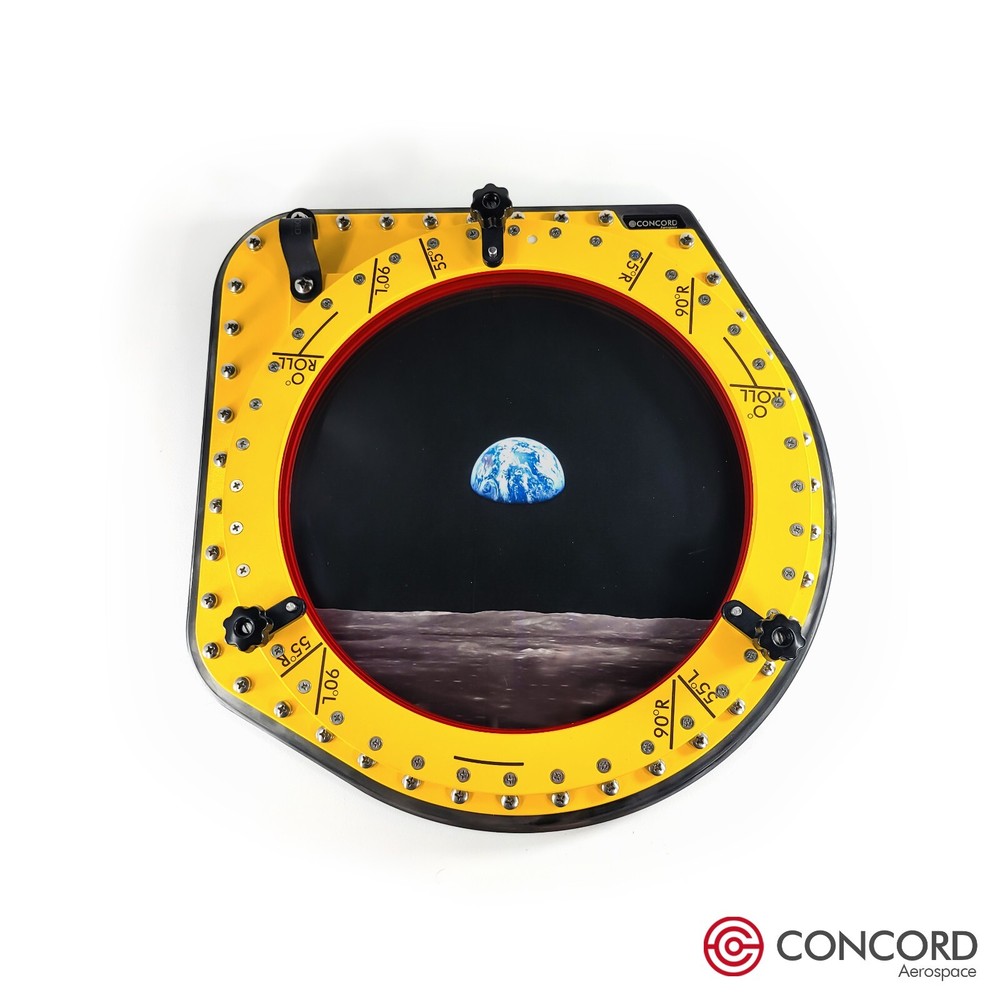APOLLO COMMAND MODULE HATCH WINDOW - INNER STRUCTURE PICTURE FRAME
