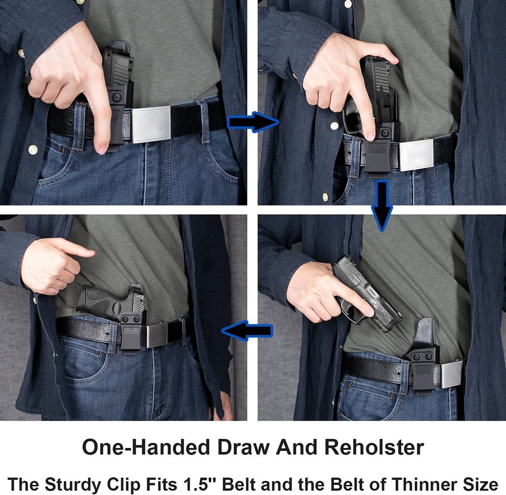IWB Holster For Hellcat 3" Micro-Compact Concealed Carry Polymer Holster