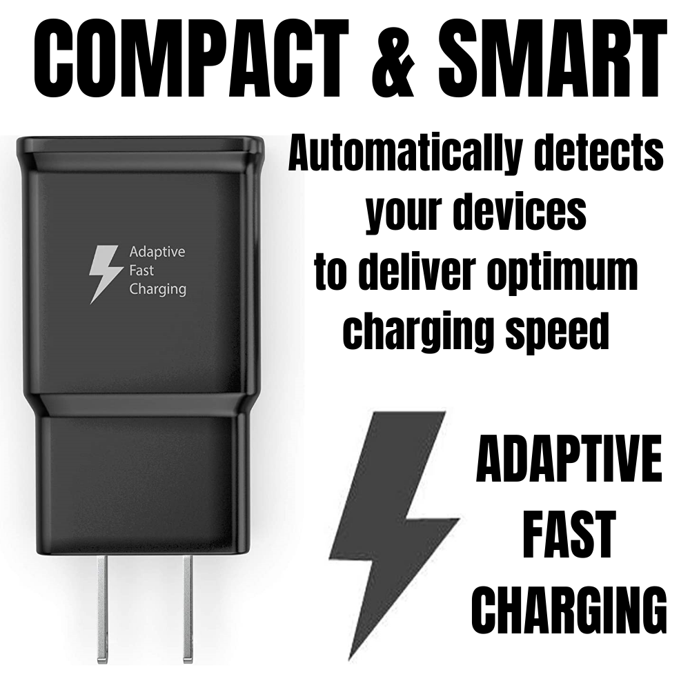 5 Pack Adaptive Rapid Fast Charging Wall USB Charger Adapter US Plug For Samsung