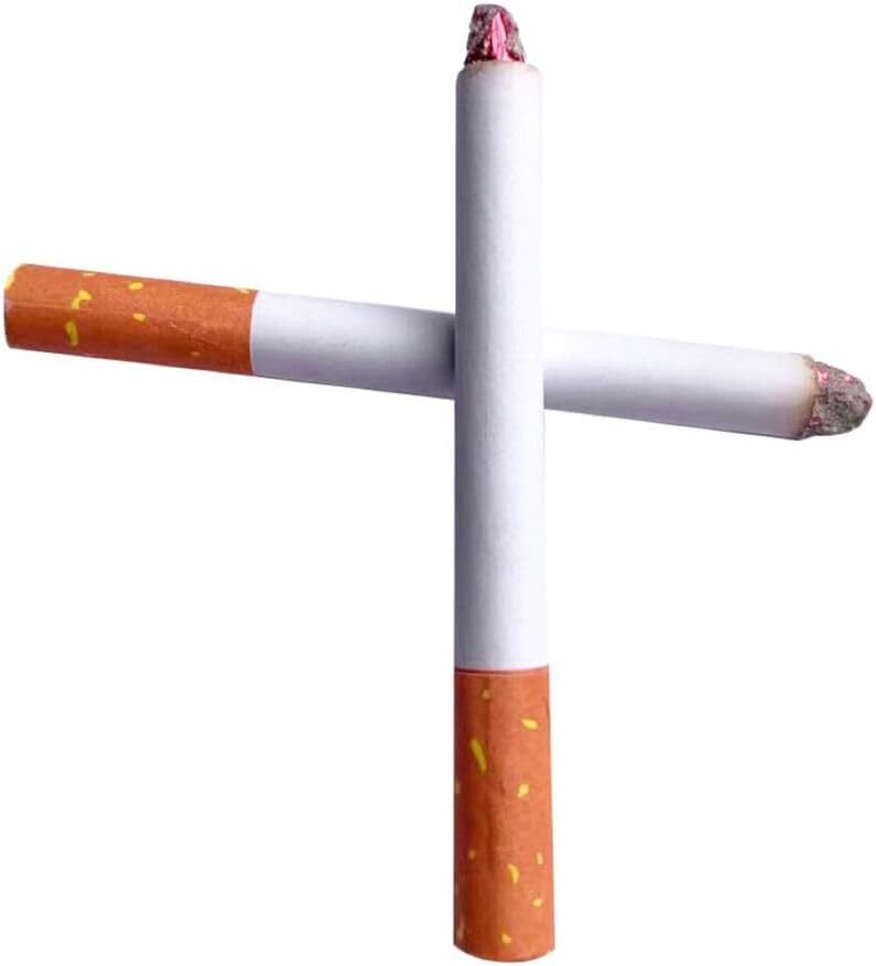 Fake Cigarettes,3.25 Inch Fake Puff Cigarettes(Pack of 6), Faux Cigs with a Real