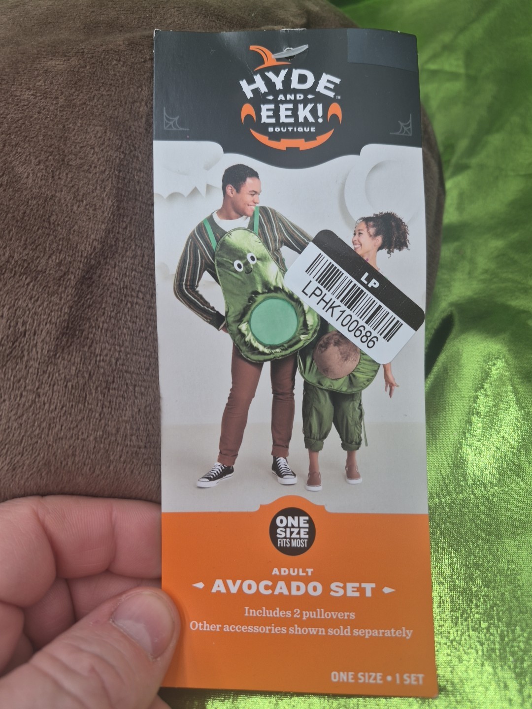 Brand New Avocado Couple Funny Adult Costume (Pair) Hyde And Eek