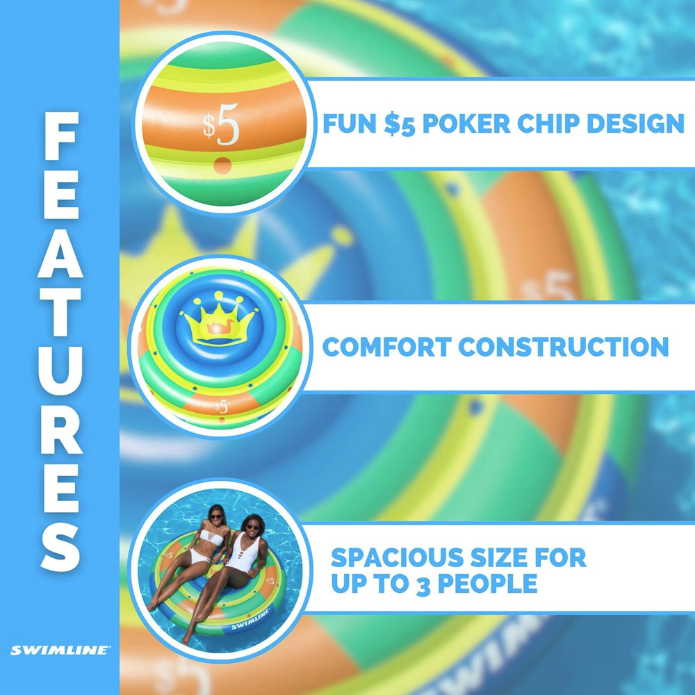 Swimline® High Roller Casino Chip Float