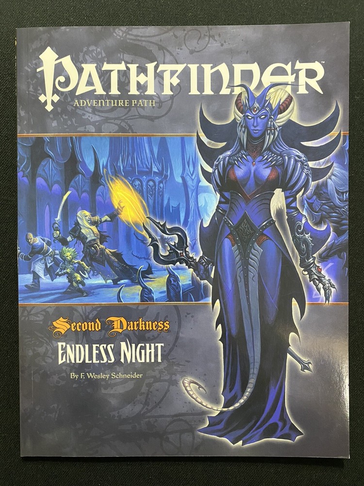 Pathfinder Adventure Path Second Darkness Endless Night Unused