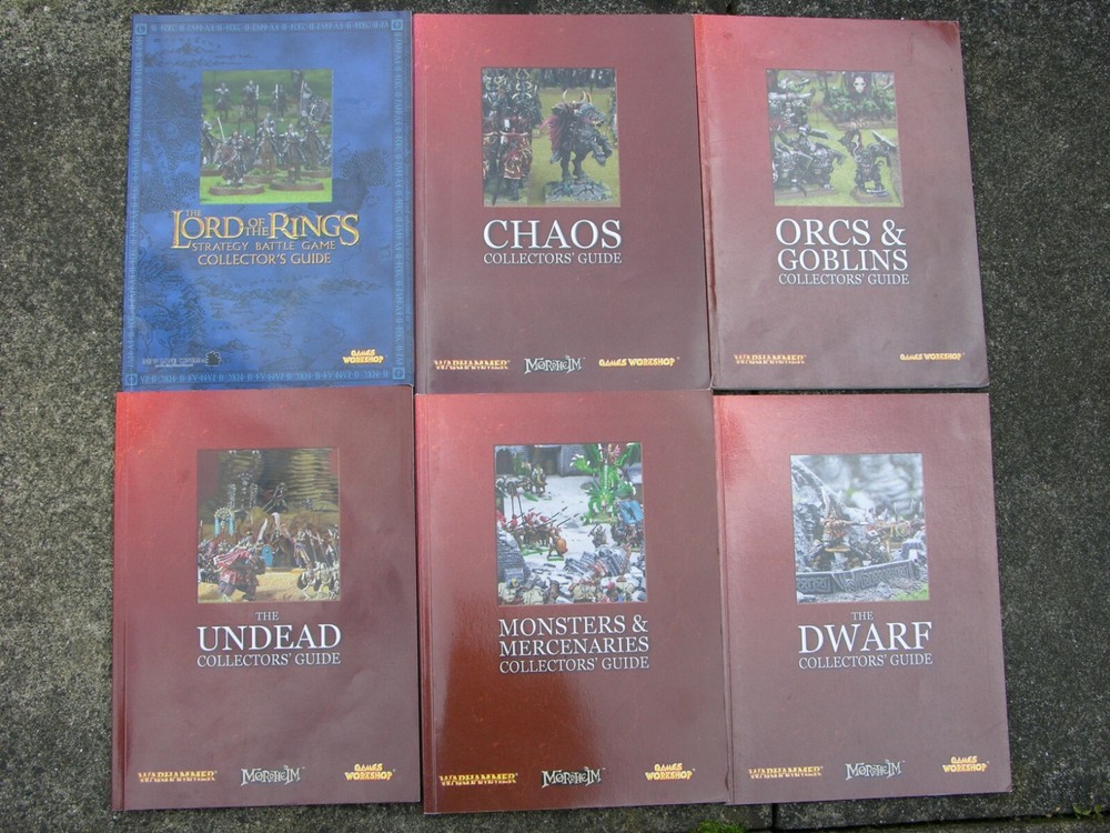 GAMES WORKSHOP, COLLECTORS' GUIDE MULTI-LISTING