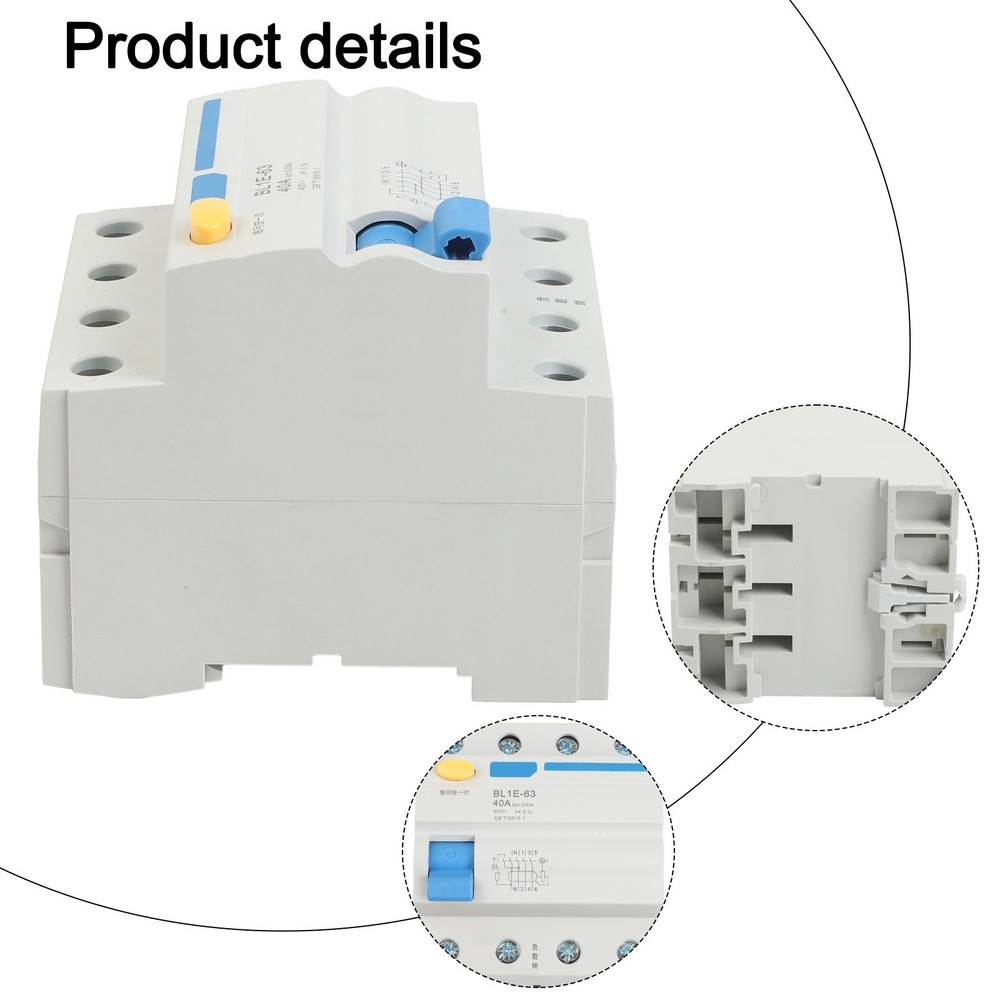 Leakage Protector ML1E63 400V with Visual Indication for Safe Home Wiring
