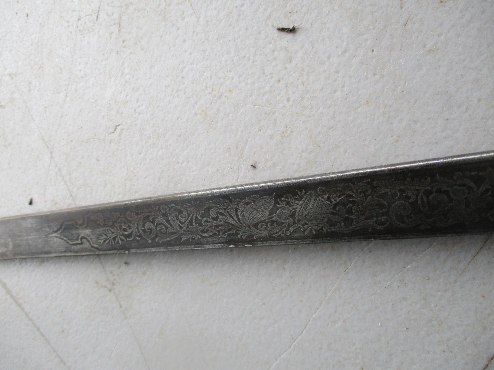 Imperial German M 1871 Cadet Bayonet with Blade Etchings