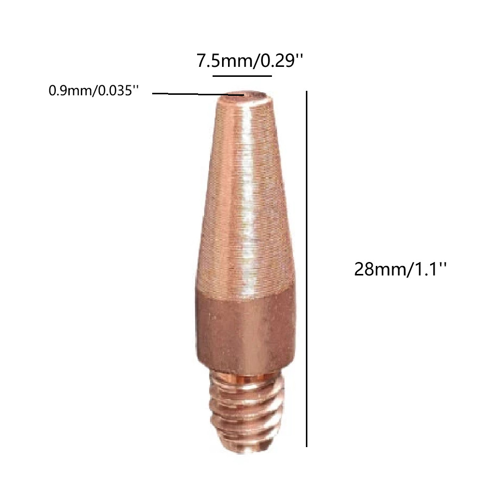 Frequent Welding Tasks KP2744-035T Welding Torch Tips Engineered For Longevity