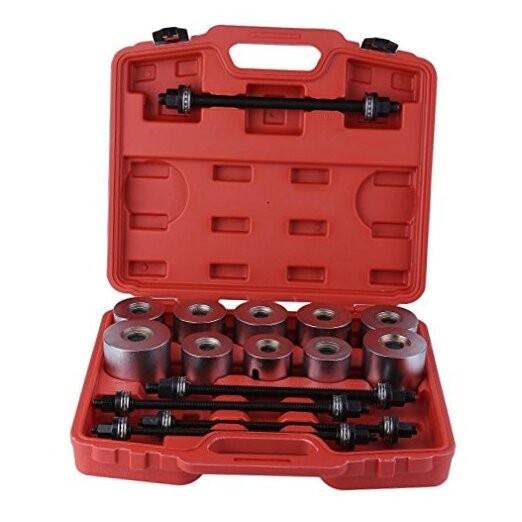 27 Pcs Universal Press & Pull Sleeve Kit Bush Bearing Removal Insertion Tool