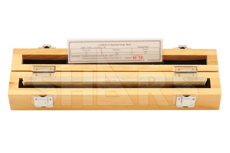 Shars Grade B 5" Individual Long Gage Block Rectangular ±64uin Accuracy NEW P