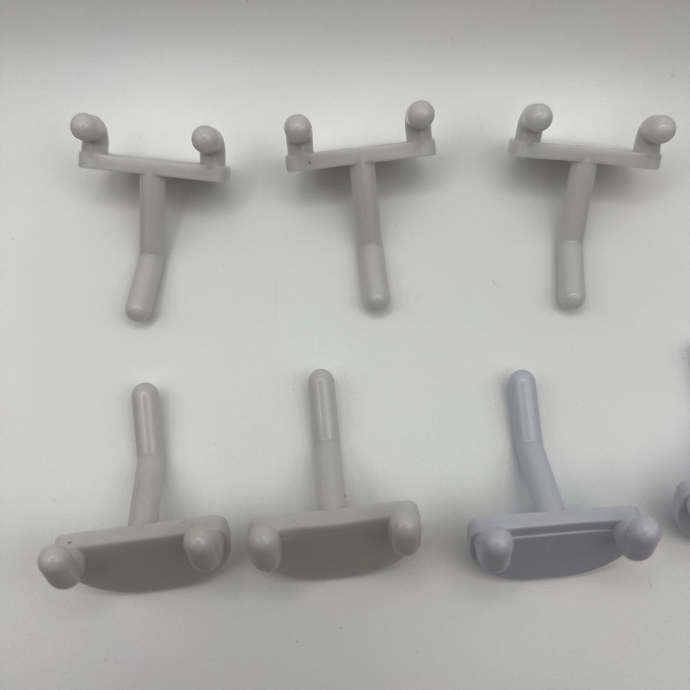 Jot small Plastic Pegboard Hooks 7pc