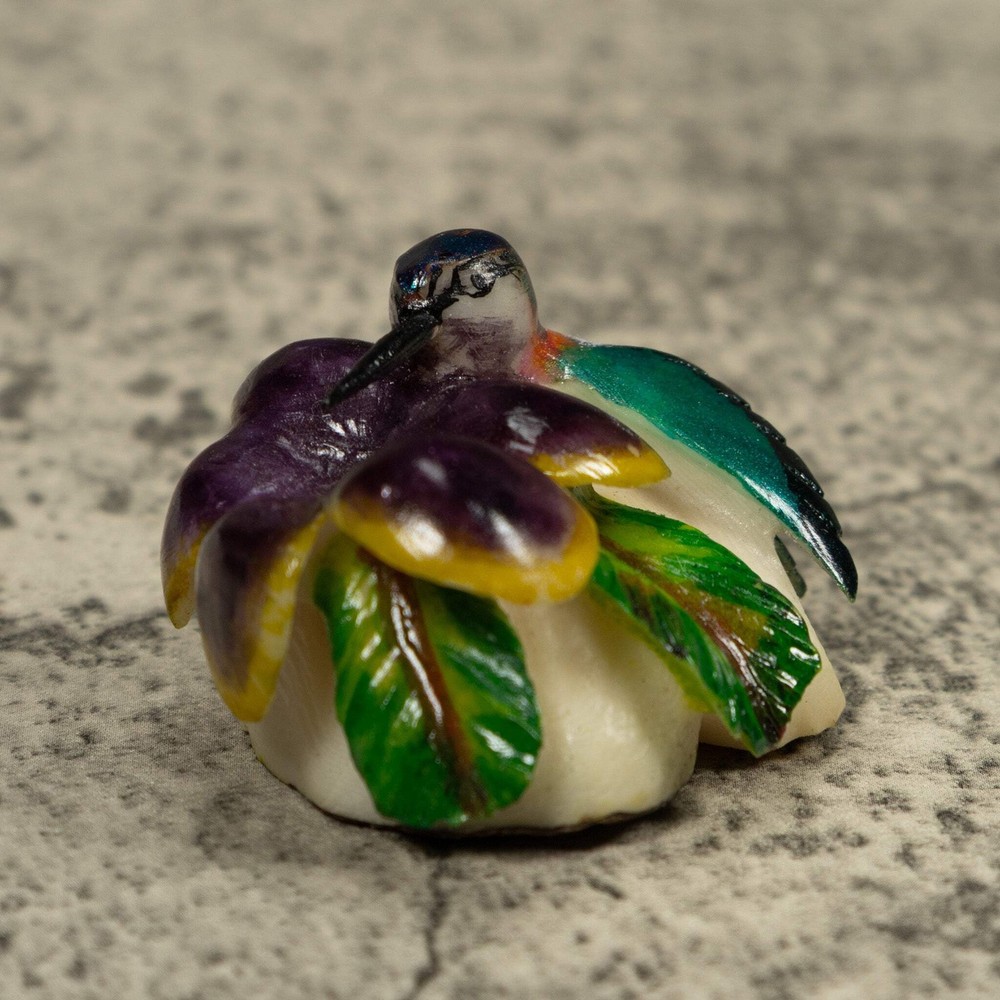 Hummingbird Tagua Carving