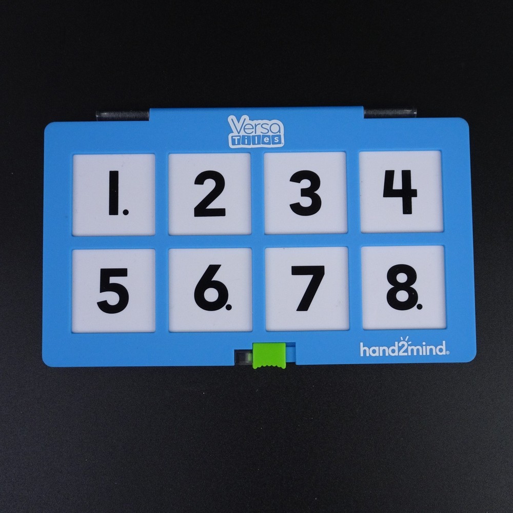 VersaTiles Single Answer CASE ONLY Numbers 1-8 Sight Words Set