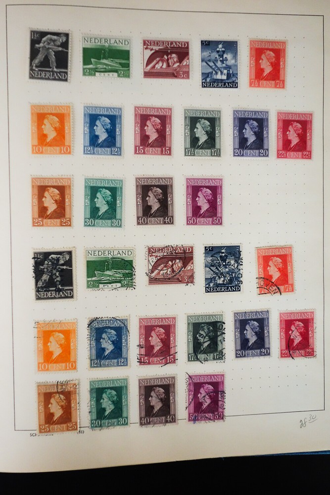 Netherlands Solid Early Stamp Collection